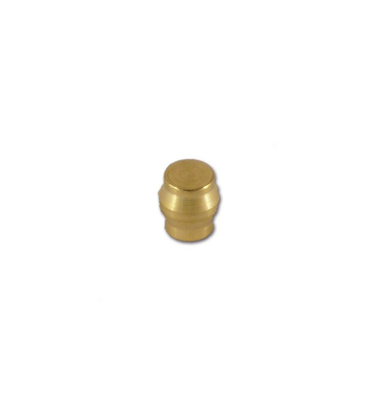 Brass cap Ø 8 for fittings and gas valves