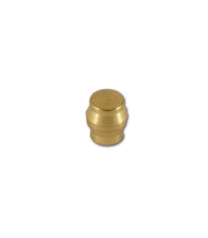 Brass cap Ø 8 for fittings and gas valves