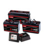 KIT 3LION - 12V-150P.Ah LiFePo4 battery with 150A + 3LINK BMS and display