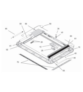 Moustiquaire lisse complète HEKI 3 - 4 DOMETIC