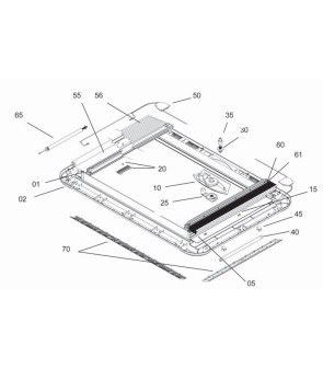 Mosquitera lisa completa HEKI 3 - 4 DOMETIC