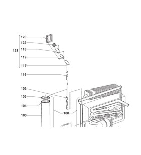 DOMETIC Bouchon d'aération de cheminée RM200/400 - 293566700