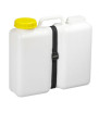 13 litre wide-necked DIN96 container for shower heads