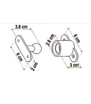 Fermaporta DOOR HOLDER FIAMMA - 04663-01A