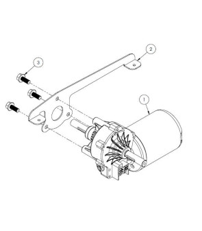 GETRIEBEMOTOR Ersatzbett 12600 Project 2000 kippbar