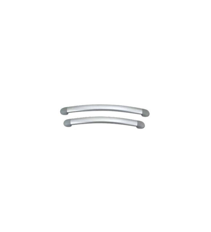 Entrance grab bar 590 mm gray aluminum