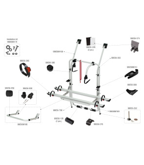 Carry-Bike VW T4 FIAMMA BLACK 02094-18A