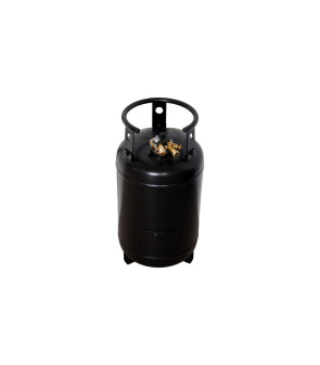 CAMPKO Gasflasche 67R01 Stahl 30 L - 14 Kg Multiventil und Manometer