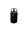 CAMPKO gas cylinder 67R01 steel 30 L - 14 Kg multivalve and pressure gauge