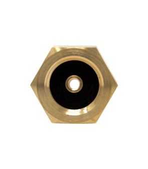 Anschlussfitting W21,8 x 1/14LH an 8 mm Kupferrohr