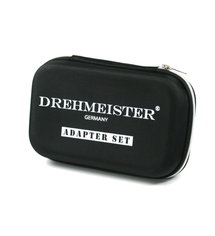 DREHMEISTER kit adattatore in valigetta per bombole di gas (W21.8L) 