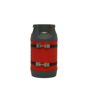 Soporte de pared para cilindro de gas Ø300 con tensores CAMPKO