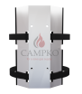 Wall support for gas cylinder Ø300 with CAMPKO tensioners