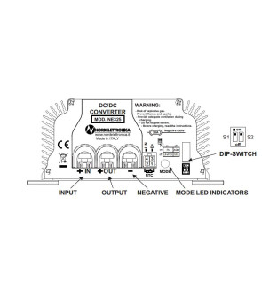 000.325.02 - Nordelettronica NE325 - 40A Booster battery charger 12 V also Lithium