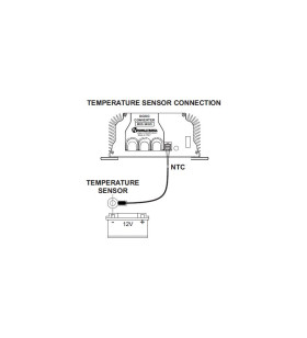 000.325.02 - Nordelettronica NE325 - 40A Cargador de batería booster 12 V también Litio