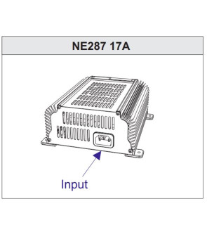 Caricabatteria NE287 21 A fisso senza cablaggi NORDELETTRONICA anche  LiFeP04 - 000.287.02