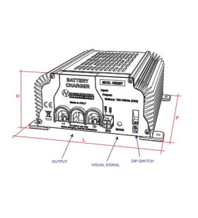 NE287 21 A fixed battery charger without NORDELETTRONICA wiring also Lithium