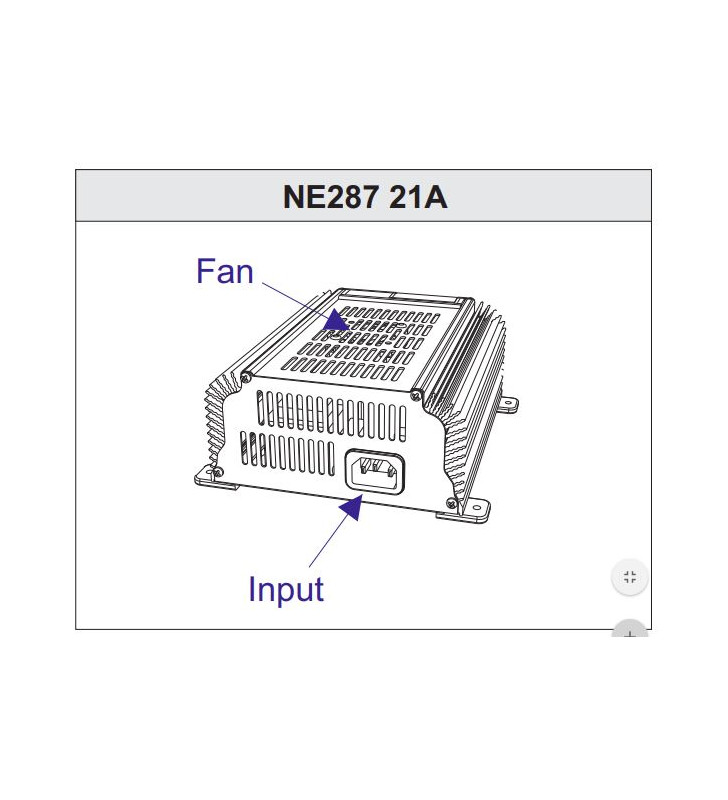 NORDELETTRONICA NE287 17A fixed battery charger...
