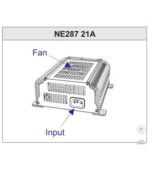 Caricabatteria NE287 17A fisso senza cablaggio NORDELETTRONICA anche LiFeP04 - 000.287.01