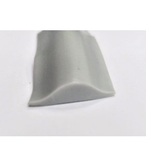 Profilo 13 mm copri viti grigio plastico