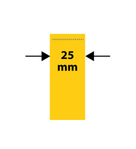 SET 2 NASTRI TENSORI PRO-SAFE 25MM X 5METRI