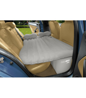Inflatable mattress with compressor for car rear seats