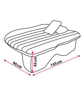 Matelas gonflable + compresseur pour sièges auto postaux