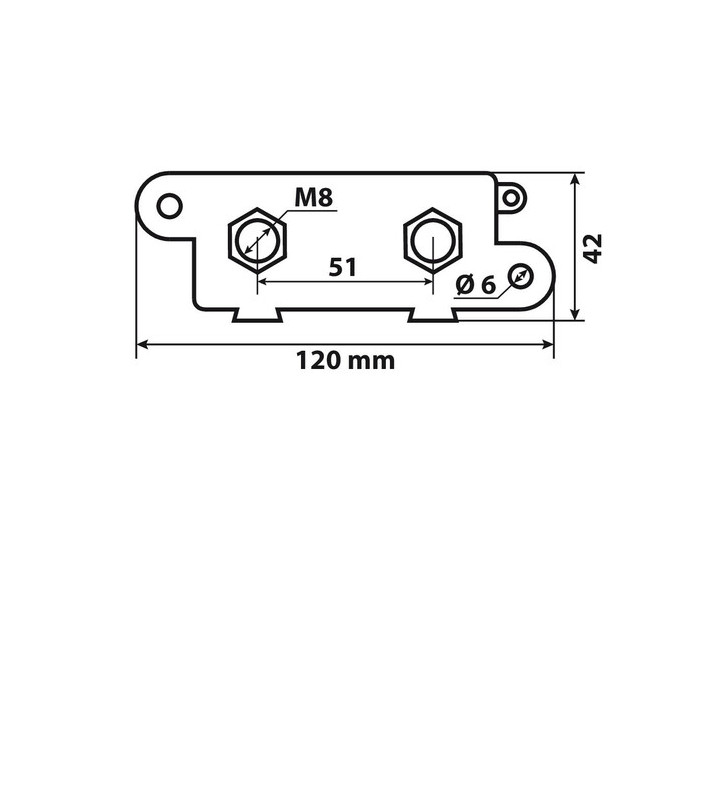 ANL in-line fuse holder with cover 40-275A