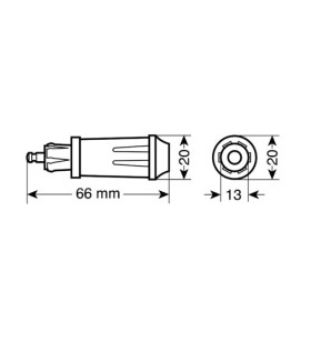 PIN DIN 12 / 24V max 15A