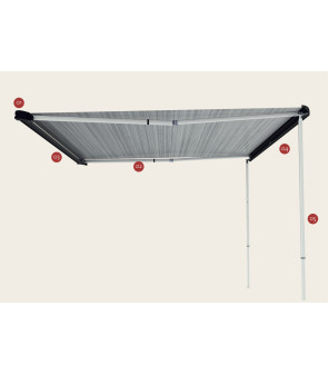 F40 VAN FIAMMA  270 cm lunghezza x 225 cm