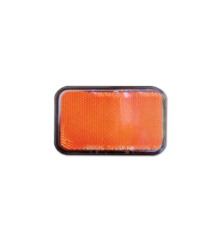 Reflex reflector 95x60 with orange adhesive