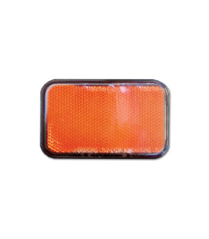 Reflex reflector 95x60 with orange adhesive