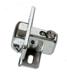 Mini hinge for doors with short arm and thin doors