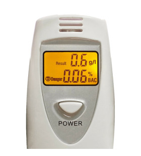 Digital display breathalyzer