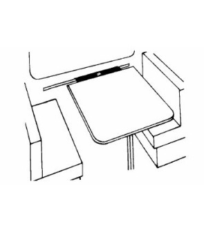 Guide de table en aluminium