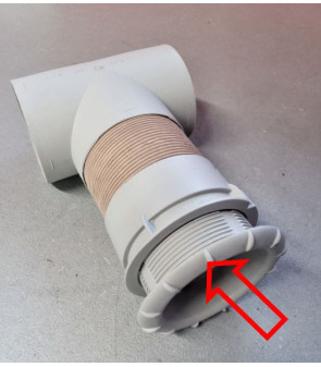 Neue beige Enddüse