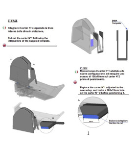 KIT CTA FRENO A MANO LATO GUIDA PER PIASTRA GIREVOLE CTA VW T5/T6 DAL 2003