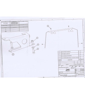 KIT CTA FRENO A MANO LATO GUIDA PER PIASTRA GIREVOLE CTA VW T5/T6 DAL 2003