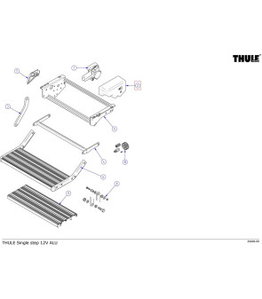 Copertura motore single step v02 THULE - 1500600415