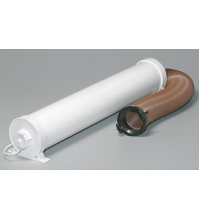 PORTA TUBO FLEXIBLE 50 CM BLANCO - VALTERRA