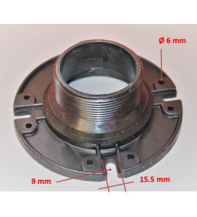 FLANGIA DI FISSAGGIO MASCHIO 4x3 PER WC - attacco M (NPT)