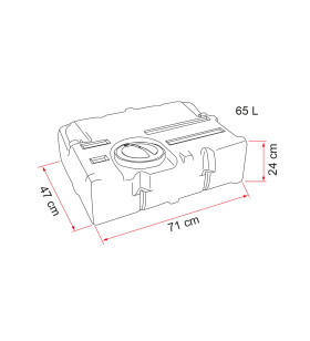 Tank 70 L acqua potabile FIAMMA - 08306-01-