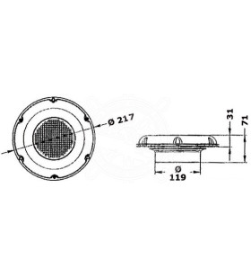 Aérateur solaire étanche Ø 217x71