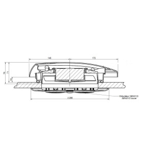 SIROCO Roof Vent 12v White