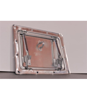 Dachfenster 26,5x21 mm für Transporter - Aluminium roh