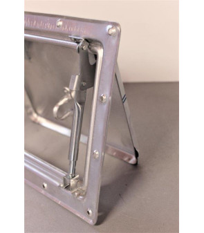 Dachfenster 26,5x21 mm für Transporter - Aluminium roh