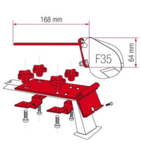 Kit de montaje de toldo estándar F35 PRO Fiamma