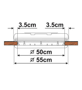 Vent 50 White FLAME