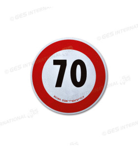 Speed disc approved 70 Km / h