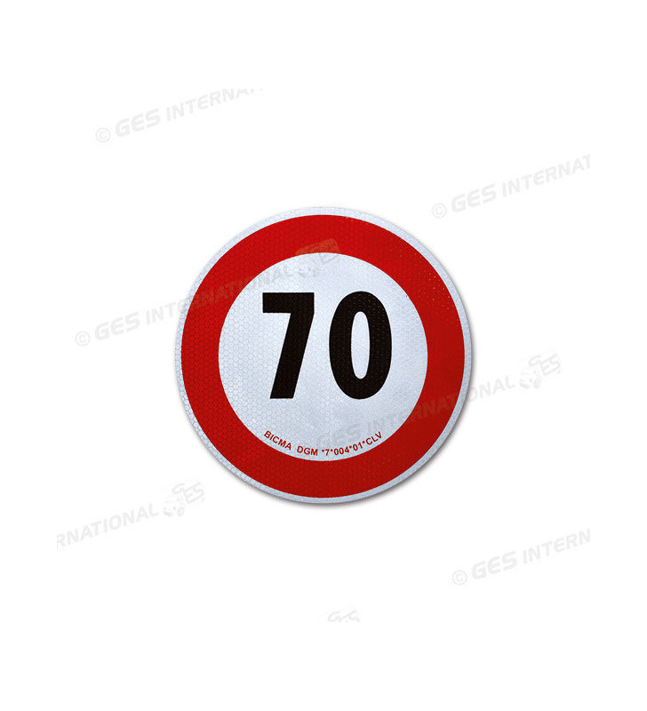 Speed disc approved 70 Km / h